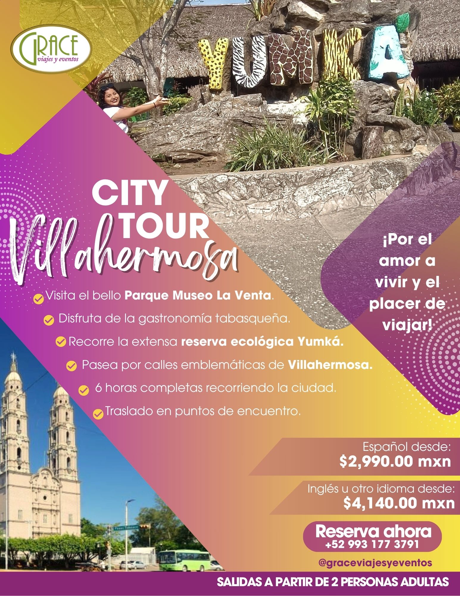 CITY TOUR VILLAHERMOSA